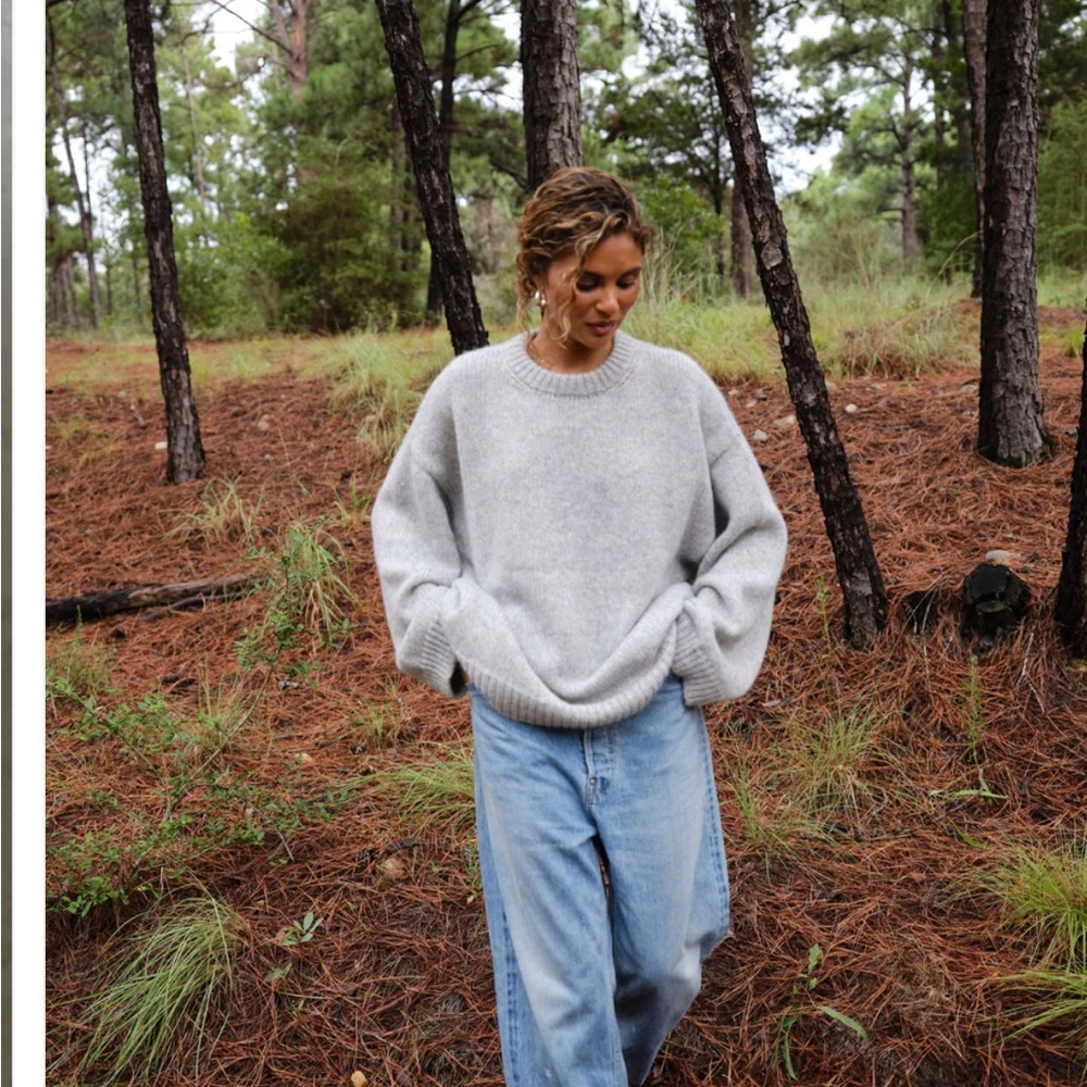 Mamène Boyfriend Sweater In Heather 2 M/L
